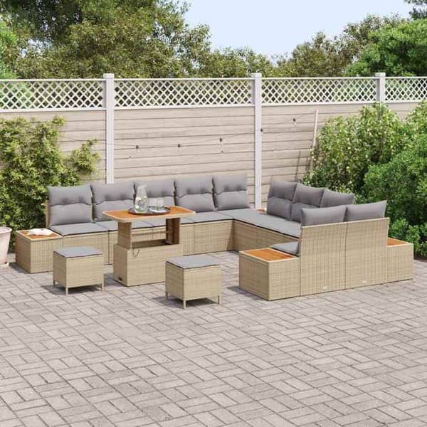 Maison Exclusive - 13 osan puutarhakalustesarja 12-hengen