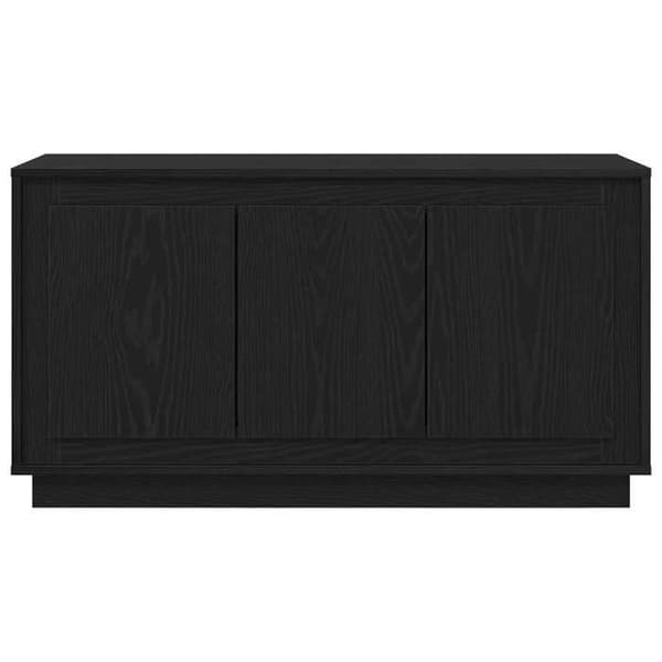 Maison Exclusive - Buffet Sort egetræ 102 x 35 x 55 cm Ingeniørtræ
