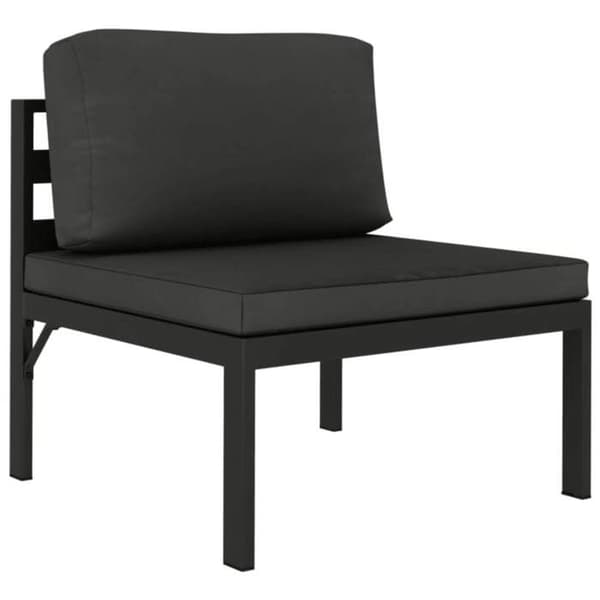 Havemøbler - Modulær - Aluminium - Antracit - 9 dele antracit