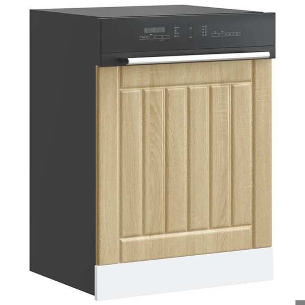 Maison Exclusive - Diskmaskinpanel Lucca ek sonoma ingenjörsträ sonoma ek