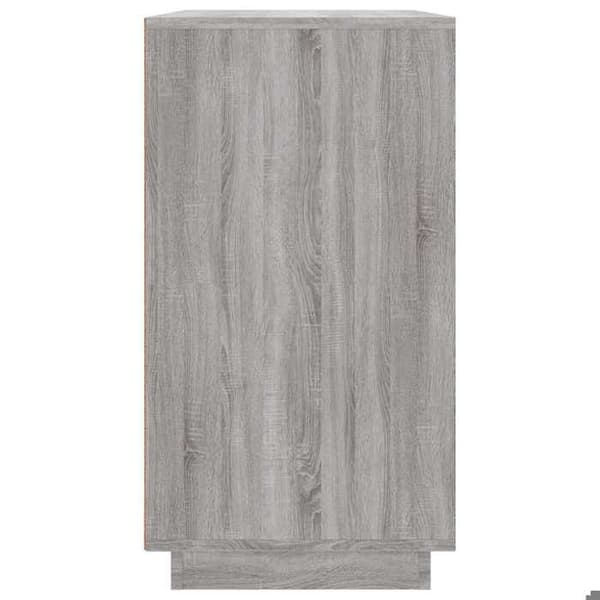 Maison Exclusive - Buffet sonoma grå 80x34x75 cm ingeniørtræ Sonoma grå