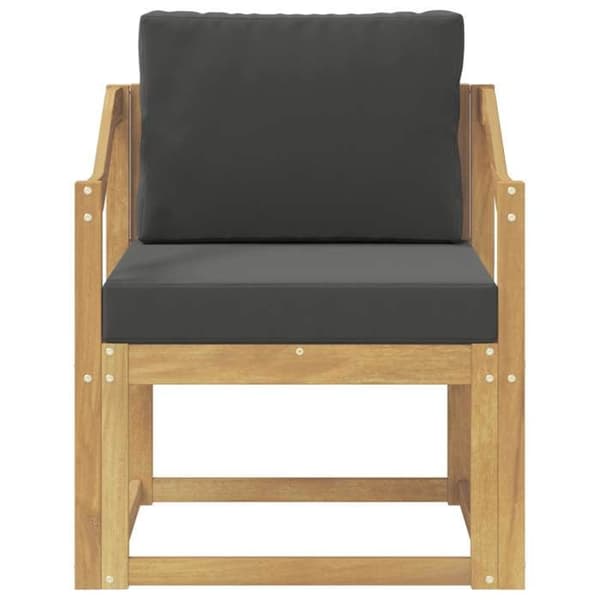 Maison Exclusive - Udendørs Sofa i Polyester Hvid og Antracit Vit och antracit