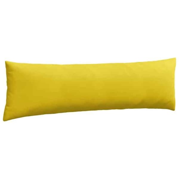 Maison Exclusive - Soffkuddar 2 st Gul 145 x 40 cm Gul