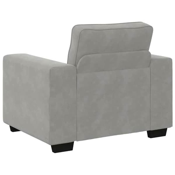 Maison Exclusive - Lysegrå Stol 100x77x82 cm Velour