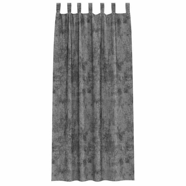 Maison Exclusive - Samettiverhot 2 kpl Harmaa 225 x 140 cm Sametti