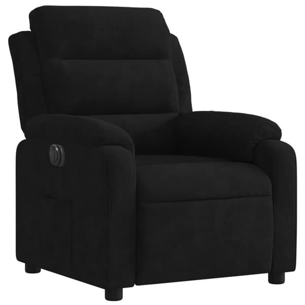 Maison Exclusive - Elektrisk vippe stol i sort velour