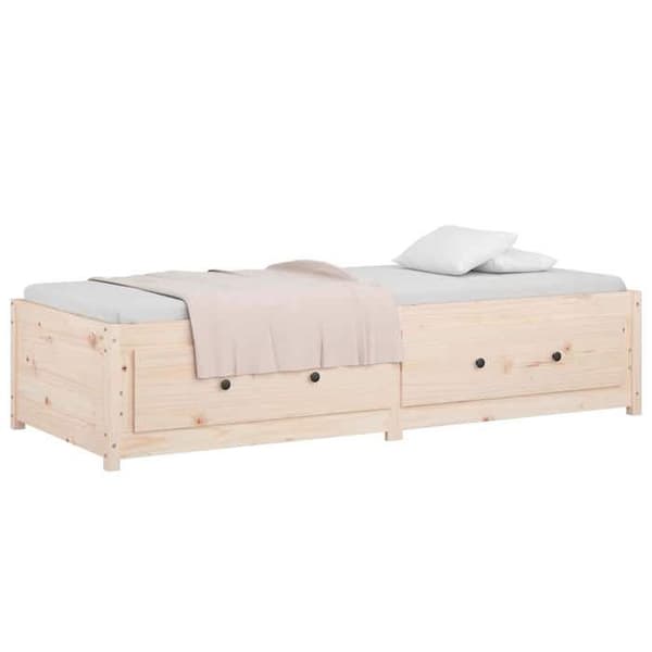 Maison Exclusive - Päivävuode ilman patjaa 90x190 cm massiivipuusta