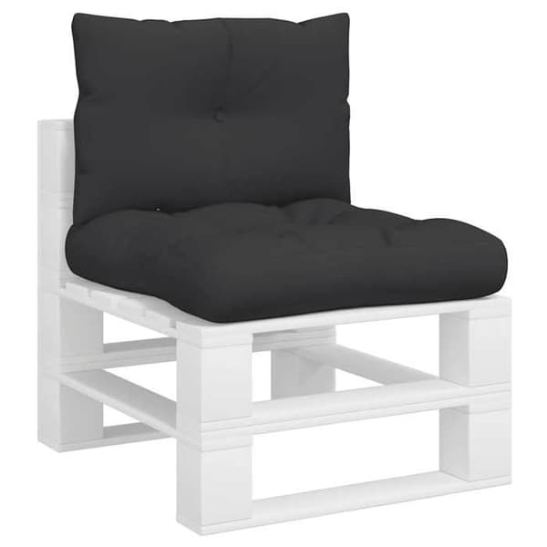 Maison Exclusive - Palettityynyt 2 kpl musta kangas