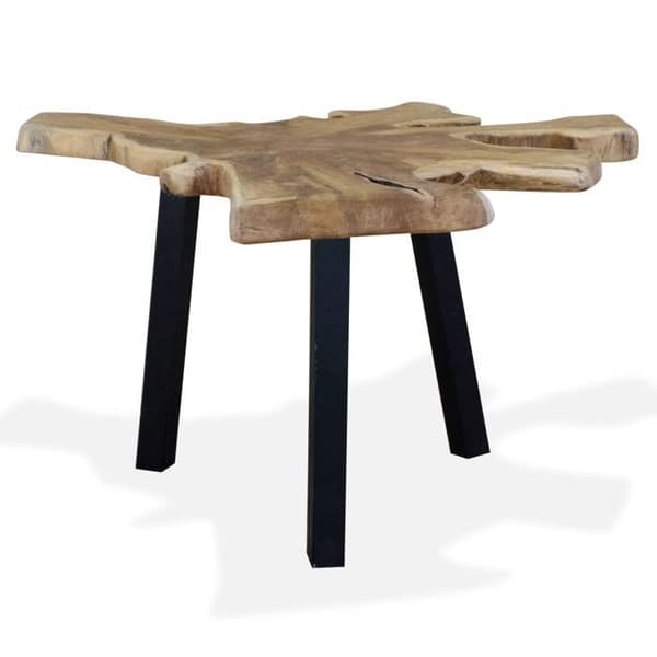 Maison Exclusive - Ægte teaktræ sofabord 80x70x38 cm