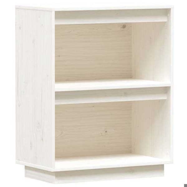Maison Exclusive - Konsolskab Hvid 60x34x75 cm Solid fyrretræ