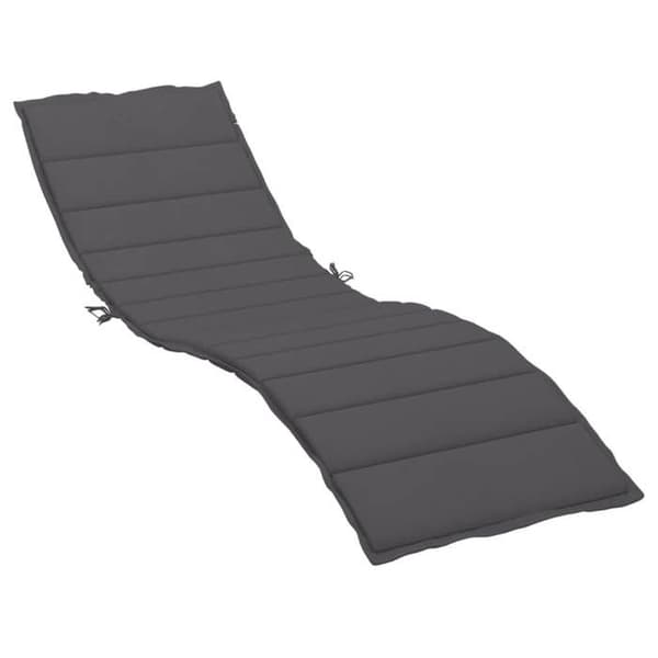 Maison Exclusive - Stolar med långsittande kuddar Oxford tyg (100% polyester) antracit