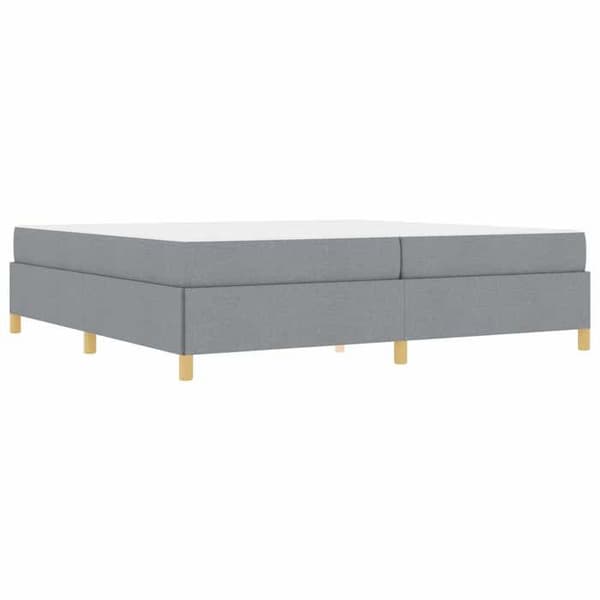 Maison Exclusive - Sängram Ljusgrå 200 x 200 cm tyg