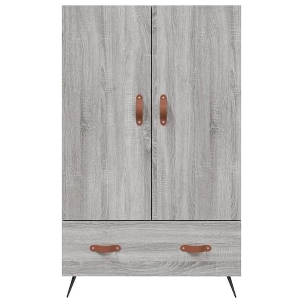 Maison Exclusive - Buffé hög sonoma grå 69,5x31x115 cm ingenjörsträ