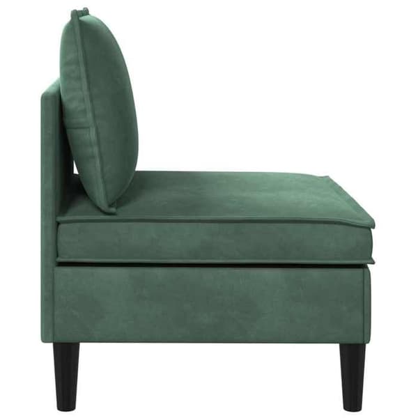 Maison Exclusive - Mellem sofa med opbevaring i havgrøn fløjl