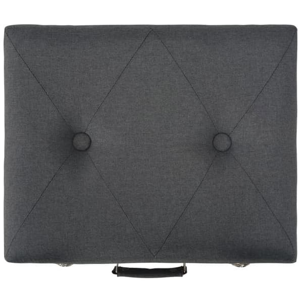 Maison Exclusive - Förvaringspall 40 cm Mörkgrå Tyg mörkgrå
