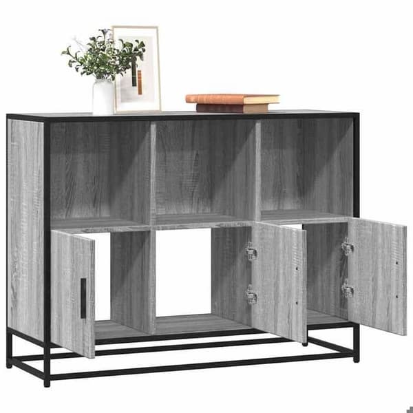 Maison Exclusive - Buffet sonoma grå 100x35x76 cm ingeniørtræ