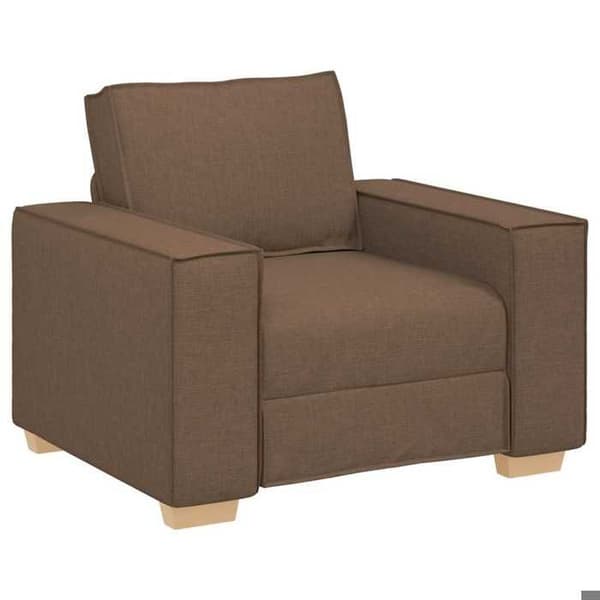 Maison Exclusive - 3 osan ruskea kangassohva brun