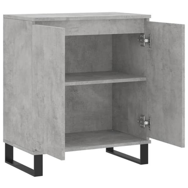 Maison Exclusive - Buffé Grå betong 60x35x70 cm Ingenjörsträ