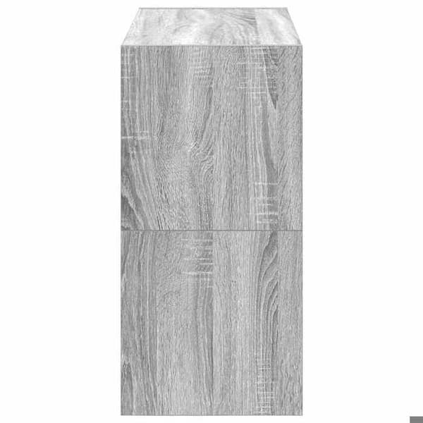 Maison Exclusive - Stabelbare skohylder 2 stk sonoma grå 60x30x30,5 cm