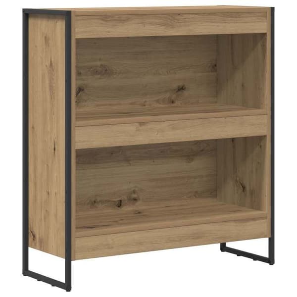 Maison Exclusive - Bibliotek 80 x 30 x 86,5 cm Ingenjörsträ Eik hantverk
