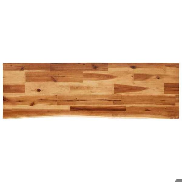 Maison Exclusive - Konsolbord med live edge 110x35x80 cm i solid akaciaträ