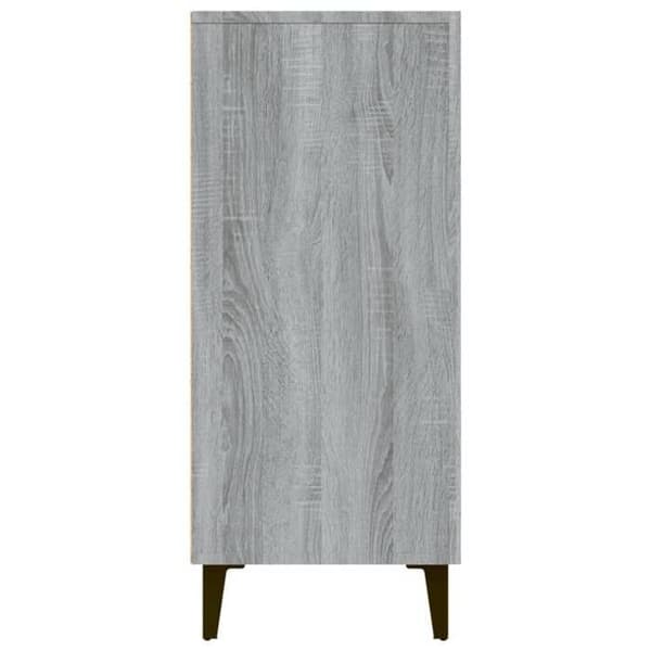Maison Exclusive - Buffet sonoma grå 90x34x80 cm ingeniørtræ
