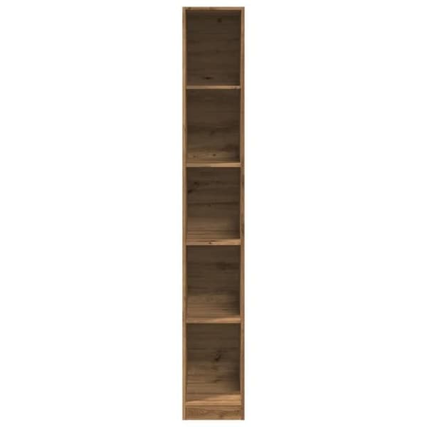 Maison Exclusive - Håndlavet egetræsgarderobe 30x50x200 cm ingeniørtræ Ek