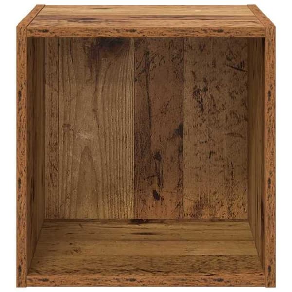 Väggmöbel - EXKLUSIV HEM - 37 x 37 x 37 cm - Ingenjörsträ - Brun - Rektangulär