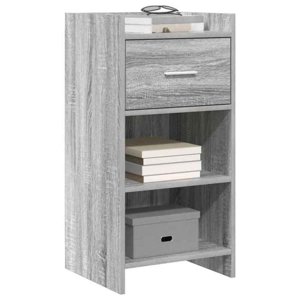 Maison Exclusive - Buffé Sonoma grå 40 x 36 x 80 cm Ingenjörsträ
