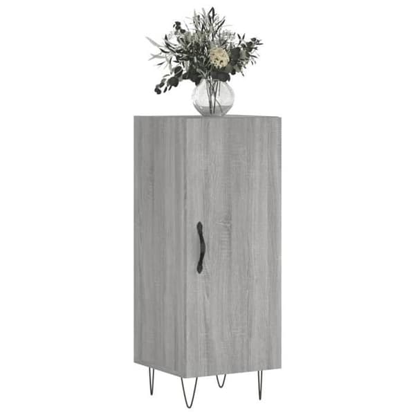 Buffet - EKSKLUSIVT HUS - Sonoma - Grå - Ingeniørtræ - 34,5x34x90 cm Grå