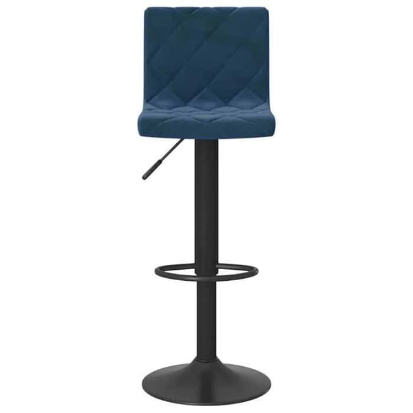 Maison Exclusive - Barstolar set om 2 blå sammet