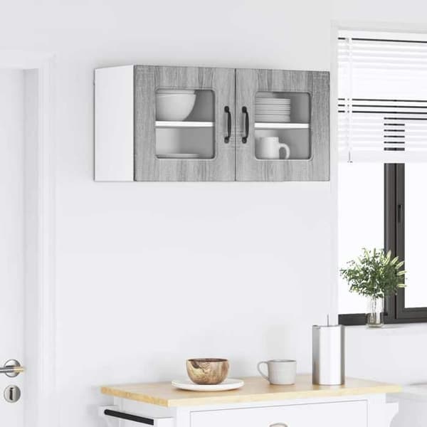 Maison Exclusive - Kalmar 2 stk. opvaskemaskine panel Grå Sonoma Gris Sonoma