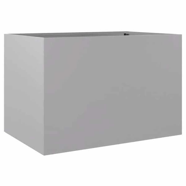 Maison Exclusive - Silverfärgad kruka 62x47x46 cm galvaniserat stål