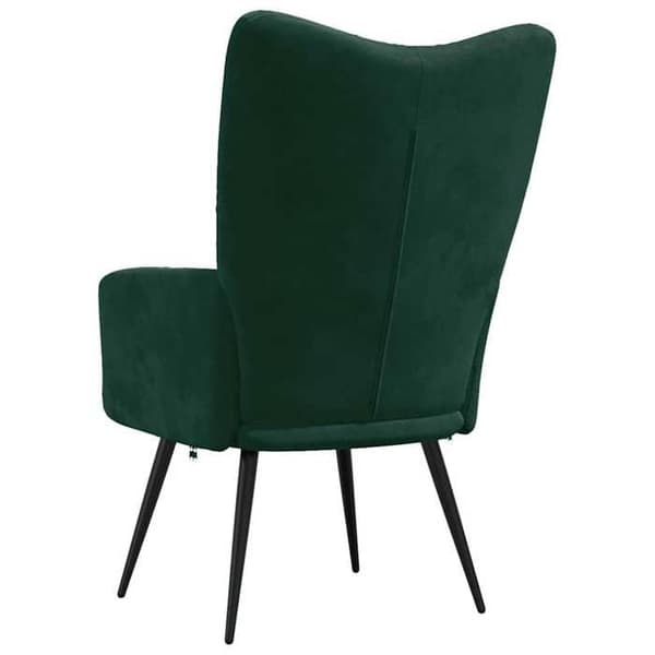 Maison Exclusive - Mörkgrön Velour Relaxstol