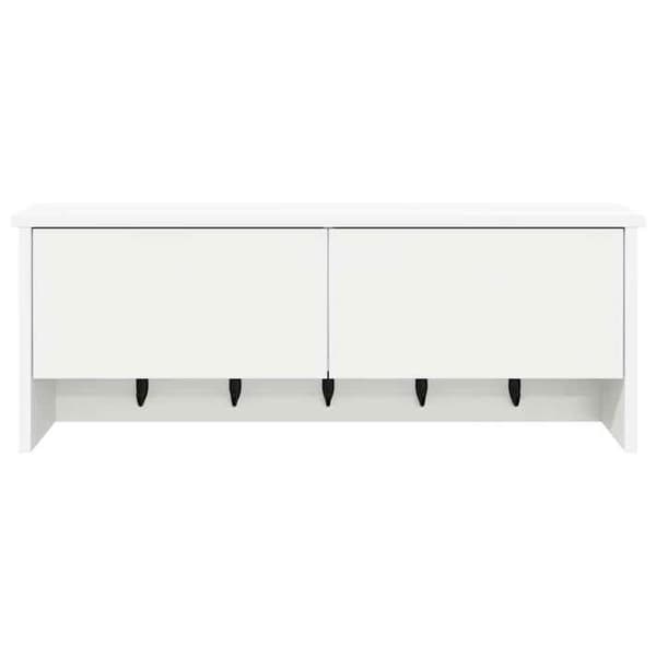 Maison Exclusive - Väggmonterad klädhängare Montering vit 80 x 20 x 30 cm Vit