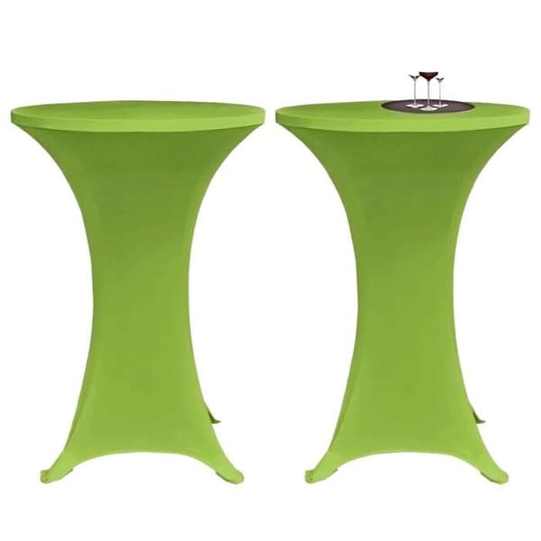 Maison Exclusive - Udtrækkelige borddække 4 stk 80 cm Grøn