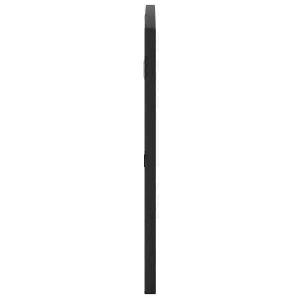 Maison Exclusive - Svart väggspegel 80x40 cm järnbåge