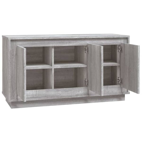 Maison Exclusive - Buffé Sonoma Grå 102x35x55 cm Ingenjörsträ