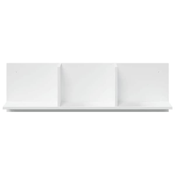 Maison Exclusive - Väggskåp 100x16,5x30 cm vit ingenjörsträ