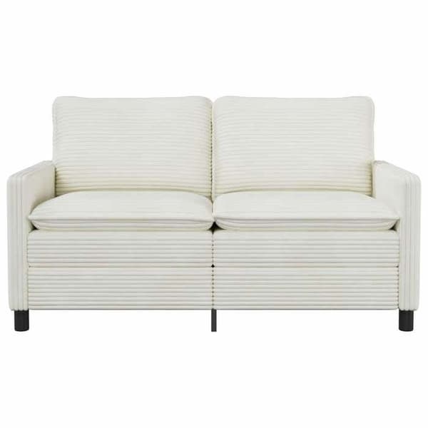 Maison Exclusive - Soffa Creme 156 x 81 x 87,5 cm Polyester Grädde