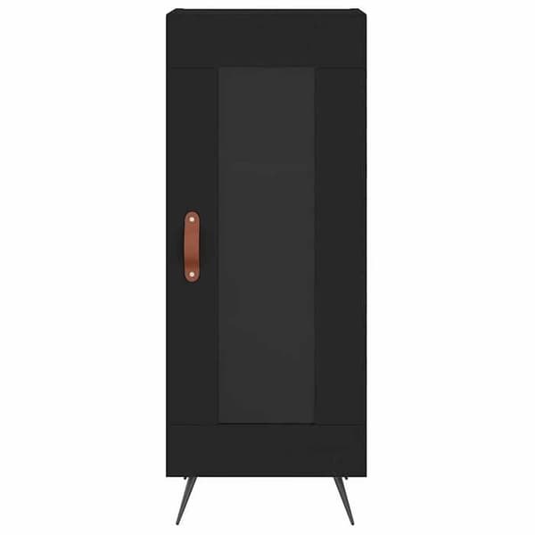 Maison Exclusive - Buffé Svart 34,5x34x90 cm Ingenjörsträ