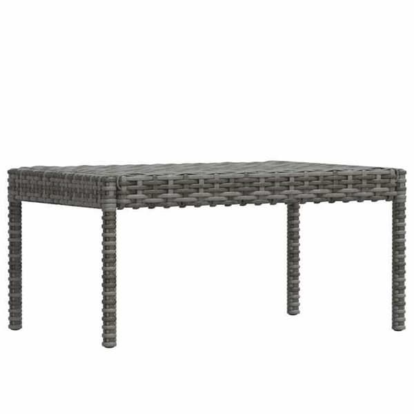 Maison Exclusive - Trädgårdsmöbler 6 delar med kuddar i grå flätad resin