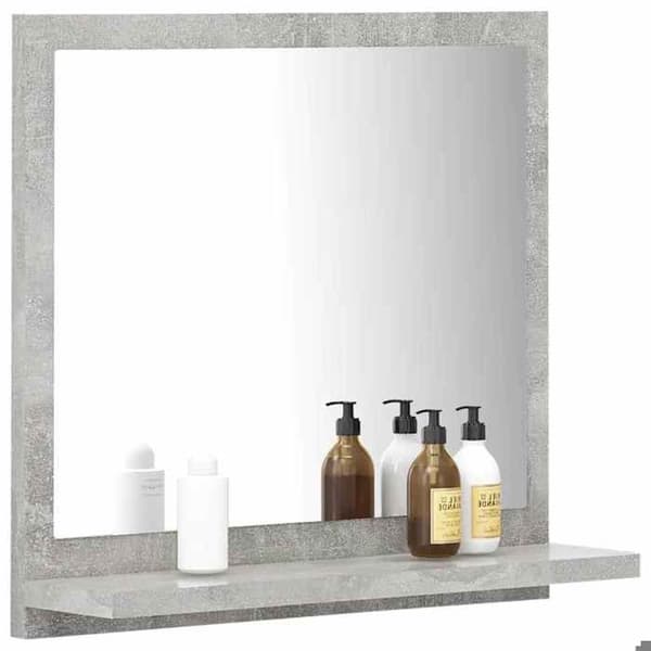 Maison Exclusive - Badrumsspegel Grå betong 40x10,5x37cm Ingenjörsträ
