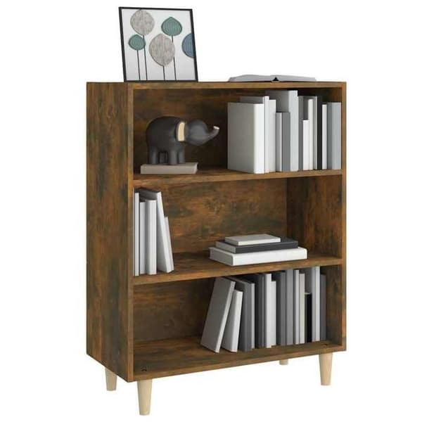 Maison Exclusive - Buffé Ek rökt 69,5x32,5x90 cm Ingenjörsträ