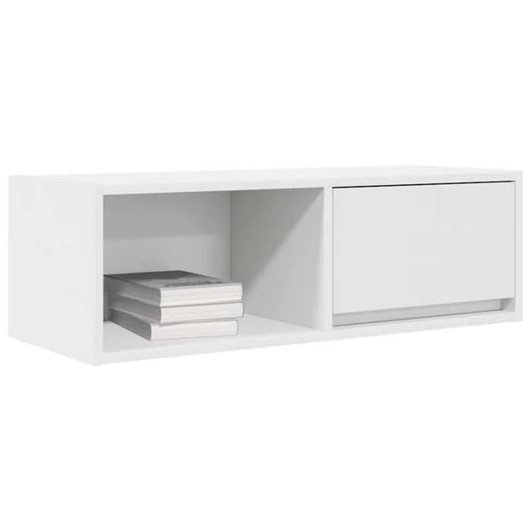 Maison Exclusive - TV-möbel vit 80x31x25,5 cm ingenjörsträ Vit