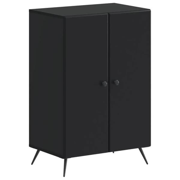 Maison Exclusive - Skoskab BREDA 59,5 x 39,5 x 90 cm Sort