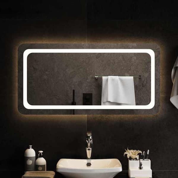 Maison Exclusive - LED-badrumsspegel 100x50 cm