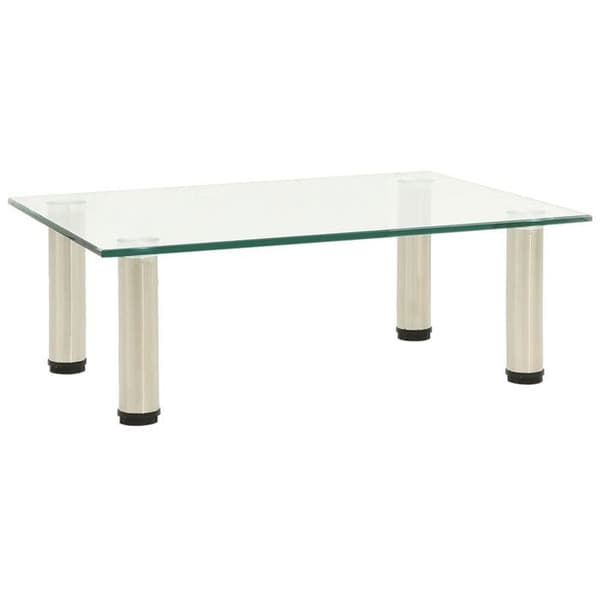 Maison Exclusive - Transparent TV-møbel 40x35x17 cm Hærdet glas