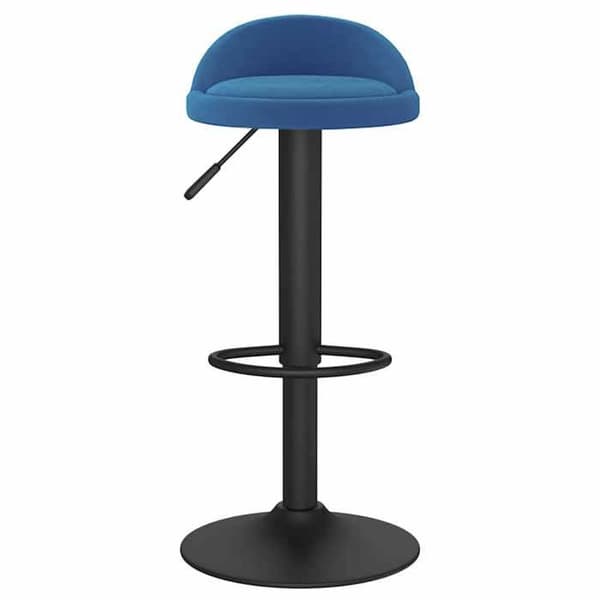 Maison Exclusive - Barstolar set om 2 blå sammet