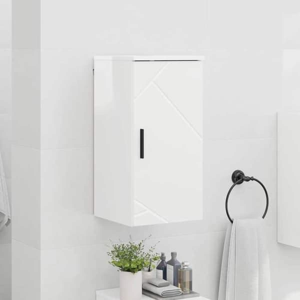 Maison Exclusive - Badrumsskåp Vit glans 30 x 31,5 x 61 cm Strålande vit